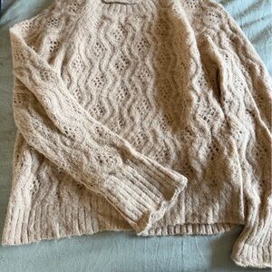 J. Crew Alpaca Blend Beige Sweater